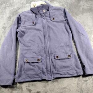 Women’s Purple Carhartt RN#WK111 Jacket Size Small 4-6 Fleece Lined Lilac